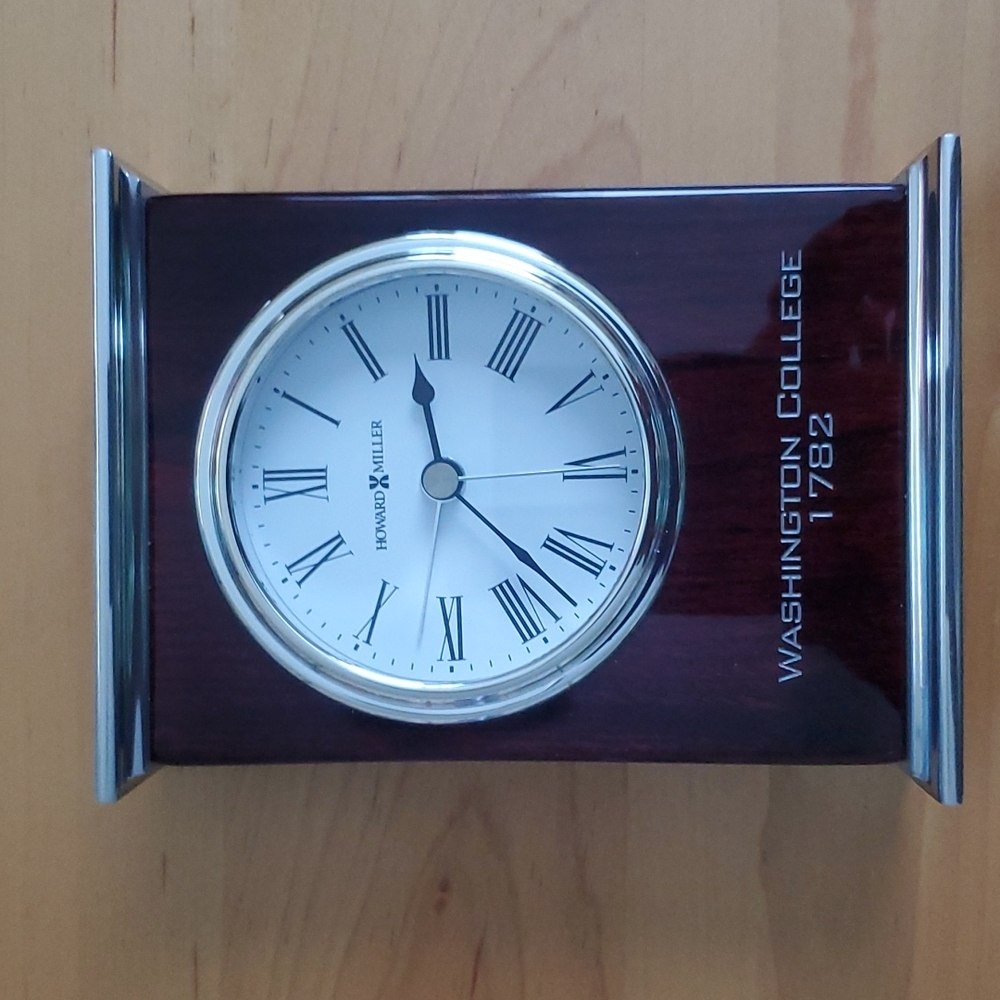 Howard Miller 645-481 Kentwood Table Alarm Clock Custom " Washintong Coll Hage "